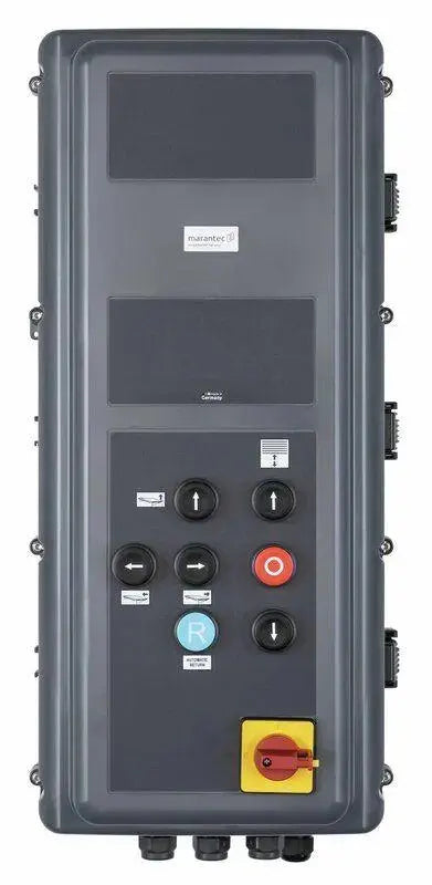 Industrietor-Steuerung im Schaltschrank mit GFA, Marantec CS 320 und universeller Ersatzsteuerung für Sektionaltor, Rolltor und Schnelllauftor inklusive Lichtschranke, Schließkante und Not-Aus.
