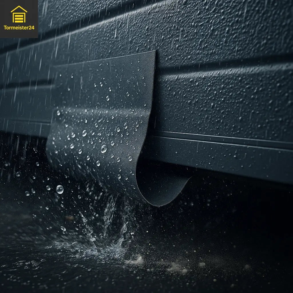 DoorMag Spaltabdichtung B=400 mm – mit Edelstahldrahtgeflecht, variable Länge/Farbe Tormeister24 Dichtung