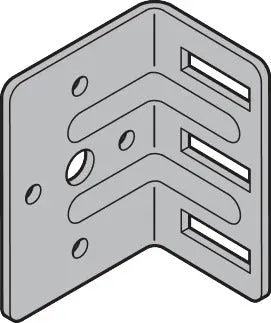 rolsteun RB018, RAL 9002 voor N-beslag Links/Rechts