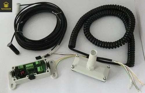 Optosensor Schließkantensicherungsset komplett universal
Universelle optische Schließkantensicherung für Tore
Optosensor Sicherheitsset für Sektional- und Industrietore
Komplettes Optosensor-Set zur Torabsicherung