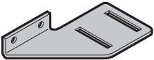 Stütze Rollenbock 1 li RAL9002