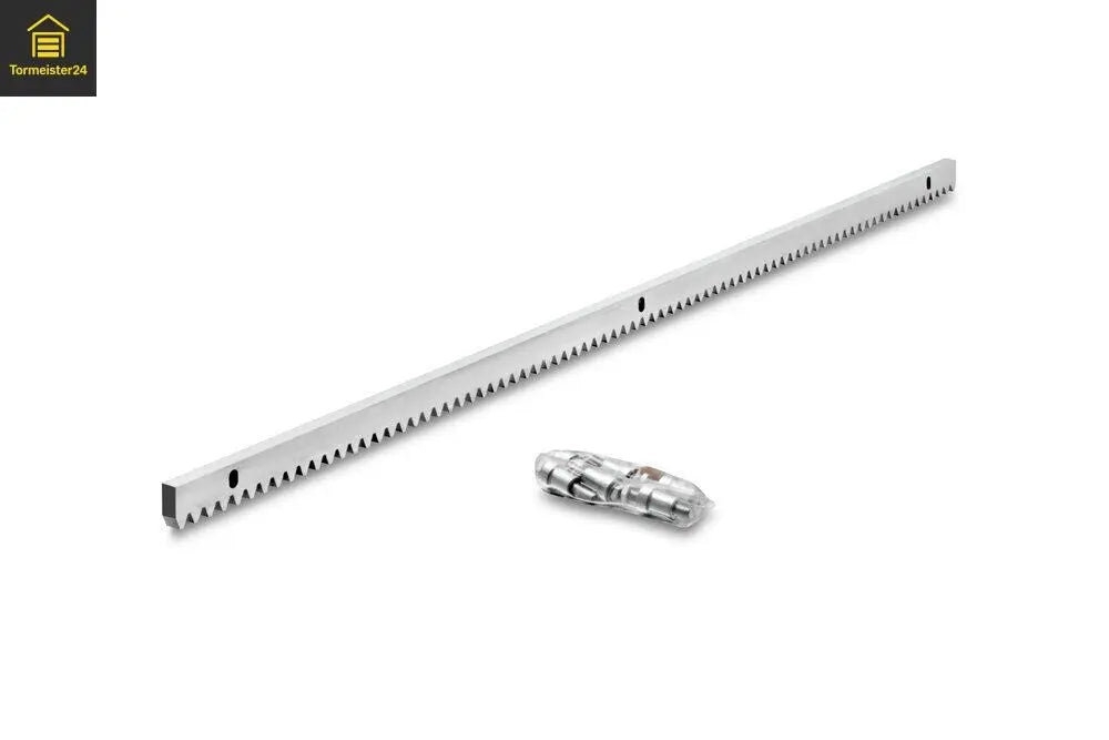 Stahl-Zahnstange 1 m verzinkt Modul 4