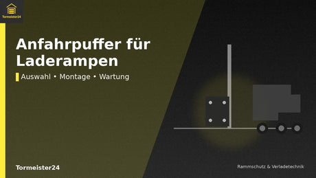 Anfahrpuffer an der Laderampe – Rammschutz gegen Anfahrschäden