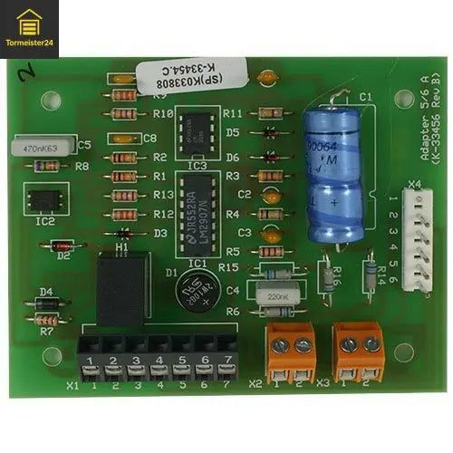 Crawford ECS950 Steuerung für CDM9 Industrietorantrieb mit Hauptplatine, Tastaturpad-Deckel und passenden Ersatzteilen von Tormeister24.