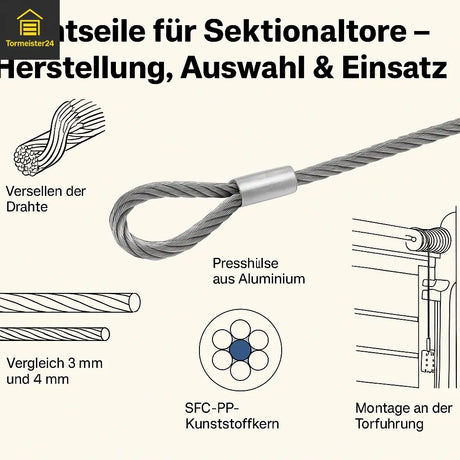 Tormeister 24 Fachberatung zu Länge und Auswahl von Torseilen