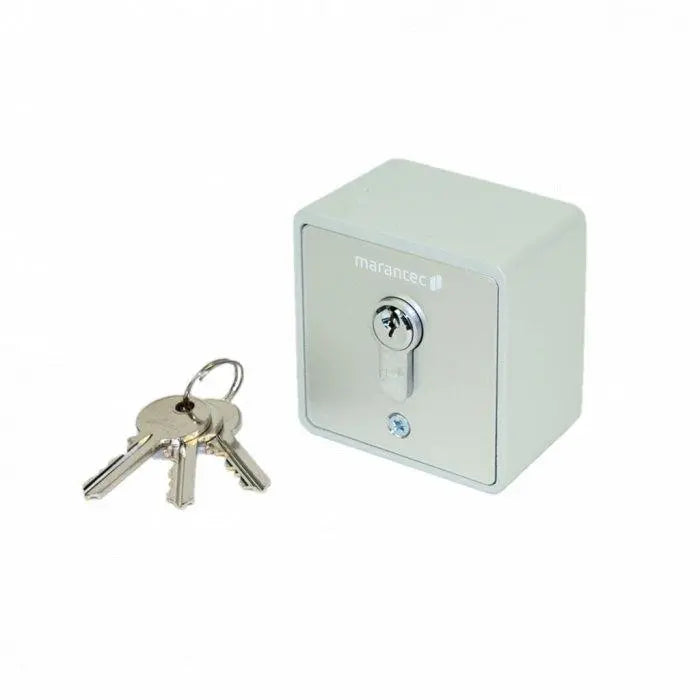 Schlüsseltaster für Garagen- und Industrietore als Aufputz- oder Unterputzlösung zur sicheren Torsteuerung per Schlüssel