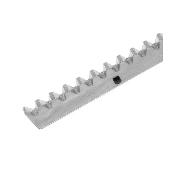 Marantec Stahl-Zahnstange 1 m Modul 4 für Schiebetorantriebe, verzinkt und verschraubbar, geeignet für schwere Schiebetore bis 2.200 kg und robuste Kraftübertragung am Torflügel.