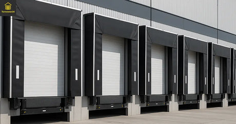 Verladebrücke mit Lippe am LKW für sichere Verladung und Höhen-Ausgleich