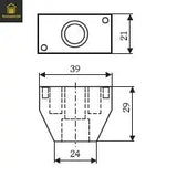 Auflaufstopper für Schließkantensicherung – Schutz- & Führungselement für Sicherheitsleisten Tormeister24