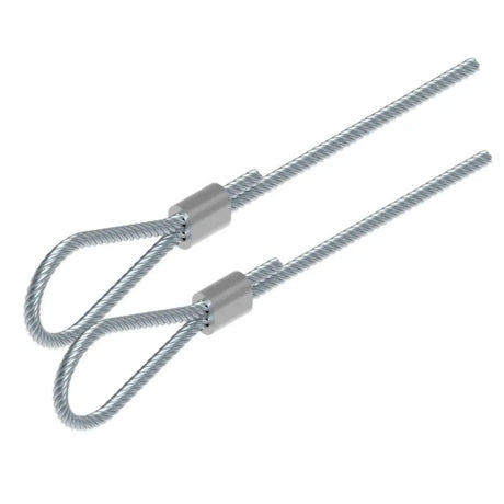 Hochleistungs - Drahtseil für Sektionaltore ohne Drahtseilkauschen | Satz 3 mm - links + rechts - Tormeister24Hochleistungs - Drahtseil für Sektionaltore ohne Drahtseilkauschen | Satz 3 mm - links + rechts