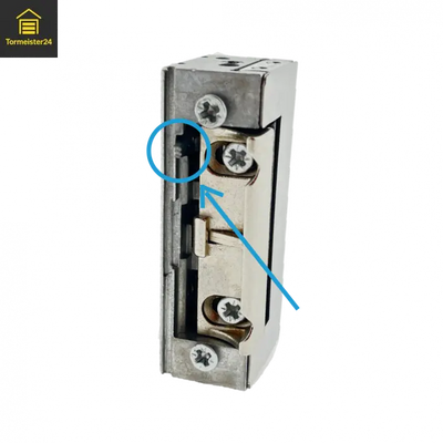 Elektrisches Türschloss 12–24 V NC inkl. Rückplatte – Fail-Safe Türöffner voor Zugangssysteme Tormeister24 Codeschloss
