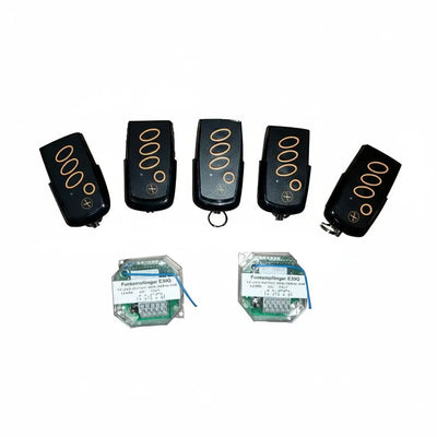 Frequenz handzender set 868 MHz – 5 handzender + 2 ontvanger voor alle Torarten Tormeister24 handzender
