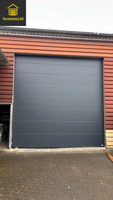 Garagentor Design-Line Antra RAL 7016 Anthrazitgrau | Premium-Sektionaltor inkl. Antrieb TS100, 2 Handsender & Wandschalter Tormeister24 Garagentor