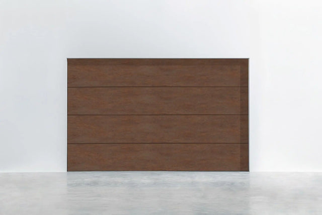 Garagentor Design-Line Cortenstahl – rostige Optik in modernem Industrie-Design