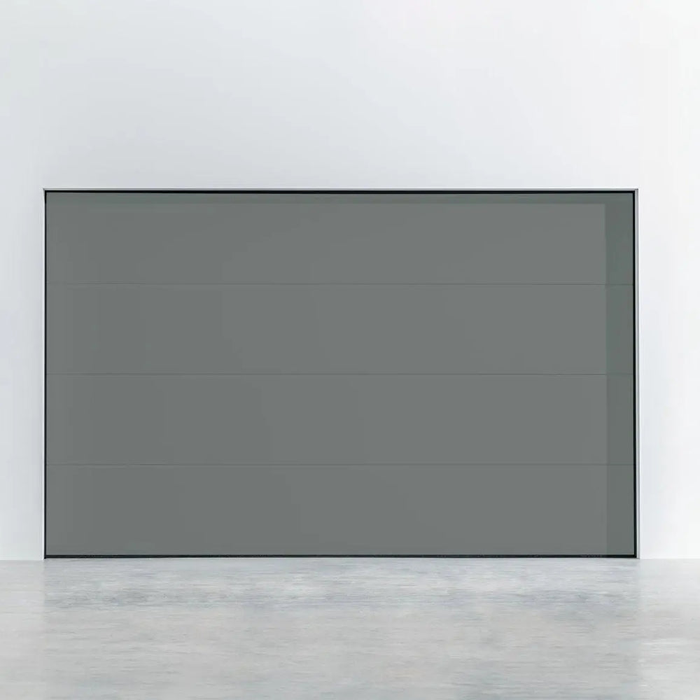 Garagentor SATIN Plano RAL 9007 Graualuminium – glatte Oberfläche in modernem Grauton