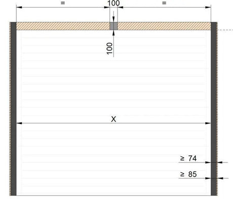 Sektionaltor Satin Plano RAL 9006 Weißaluminium mit Garagentorantrieb - Hochwertiges Garagentor - Tormeister24Sektionaltor Satin Plano RAL 9006 Weißaluminium mit Garagentorantrieb - Hochwertiges Garagentor