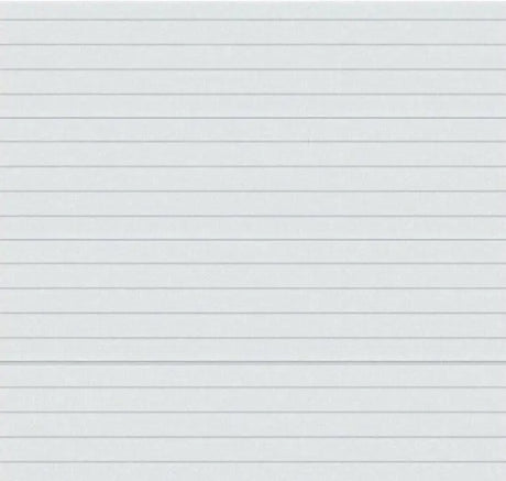 Innenansicht des Garagentors in Verkehrsweiß mit TS100 Laufschiene und integrierten Zugfedern