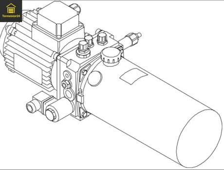 Hörmann hydraulische Einheit für HLT Überladebrücke
