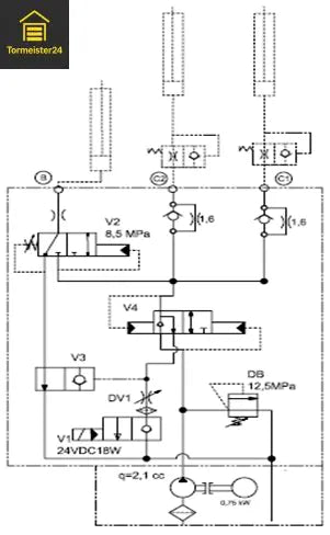 Hydraulikaggregat Loading Systems 232 HDA 1 V