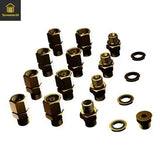 Hydraulik Adapter Set für 1/4 BSP Schläuche