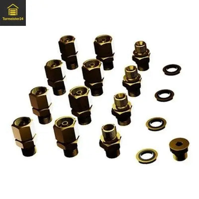 Hydraulik Adapter Set für 1/4 BSP Schläuche