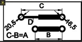Klappkeil Hydraulikzylinder Ladebrücke 232M