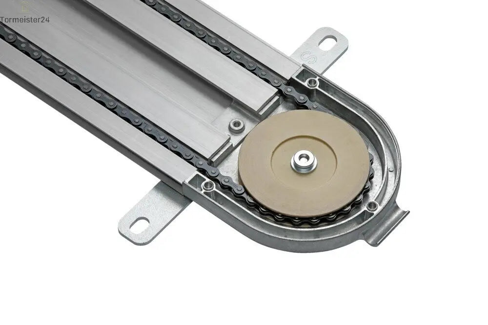 Aluminium-Laufschiene mit flacher Bauweise für niedrige Sturzhöhens