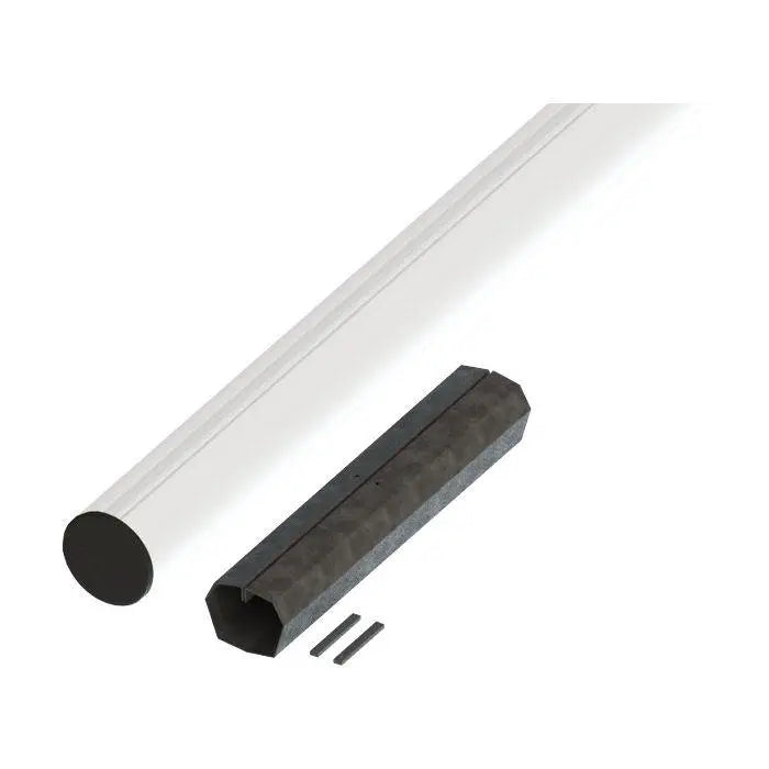 Marantec ASTL6J 2-teiliger Aluminium-Rundbaum, ø 90 mm, 2x 3 m Marantec