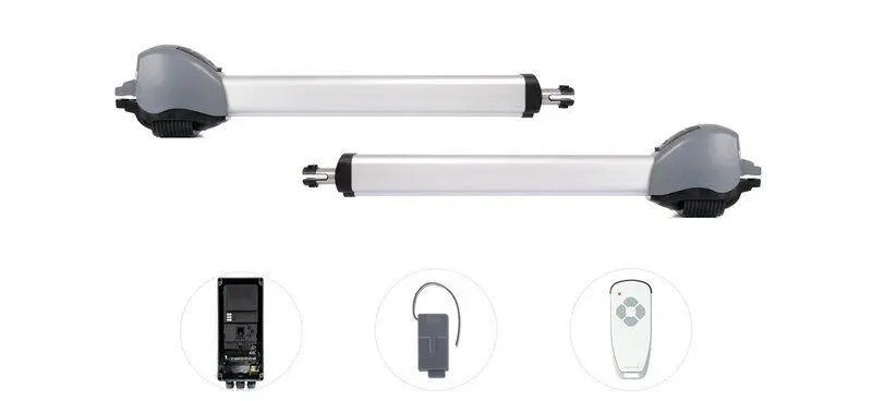 Comfort 515 L Drehtorantrieb Set für 2-flügelige Tore

Marantec Comfort 515 L mit Handsender Digital 572

Drehtorantrieb mit 868 MHz Funk von Marantec

Torantrieb für zweiflügelige Drehtore 3,5 Meter

Comfort 515 L Steuerung Control X.82

Montageset Comfort 515 L für Einfahrtstore

Marantec Drehtormotor Comfort 515 L Detailansicht

Komplettset Comfort 515 L für Drehtore