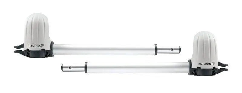 Comfort ST3024 Drehtorantrieb Set für zweiflügelige Tore

Torantrieb Set 2‑flügelig bis 3 m

Marantec Comfort ST3024 für Tore in Einfahrt

Robuster 24 V Antrieb ohne Encoder

Comfort ST3024 Aluminiumgehäuse Ansichten

Montage Comfort ST3024 links und rechts

Leise Torantriebe für 3 m Flügel

Comfort ST3024 Detail Mechanik

Set-Komponenten Comfort ST3024

Marantec Drehtorantrieb 2‑flügelig Set