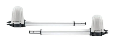 Comfort ST3024 Drehtorantrieb Set für zweiflügelige Tore

Torantrieb Set 2‑flügelig bis 3 m

Marantec Comfort ST3024 für Tore in Einfahrt

Robuster 24 V Antrieb ohne Encoder

Comfort ST3024 Aluminiumgehäuse Ansichten

Montage Comfort ST3024 links und rechts

Leise Torantriebe für 3 m Flügel

Comfort ST3024 Detail Mechanik

Set-Komponenten Comfort ST3024

Marantec Drehtorantrieb 2‑flügelig Set