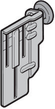 Rollenhalter oben mit Laufrolle Beschlag Z, BZ, rechts
