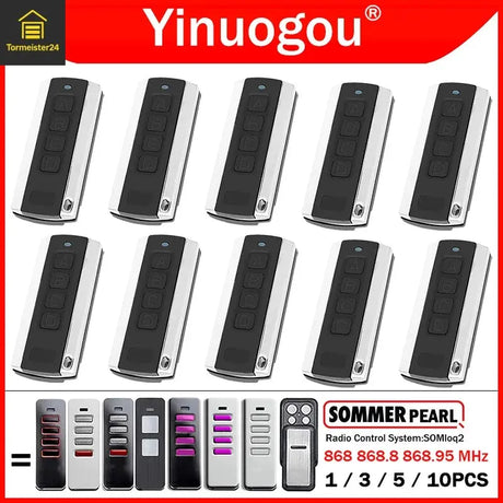 SOMMER Pearl Fernbedienung YNG158 868 MHz

Handsender SOMMER Pearl YNG158 SOMloq2

SOMMER Handsender 4-Kanal Rollingcode

SOMMER Pearl Fernbedienung 128 Bit AES

SOMMER Funkhandsender YNG158 für Garagentor

SOMMER Pearl Handsender 868 MHz Ersatz

SOMMER Handsender YNG608 kompatibel Modelle

SOMMER Fernbedienung Pearl Twin Vibe Status

SOMMER YNG158 Handsender für SOMloq2-System

SOMMER Pearl Rollingcode Handsender 4-Tasten