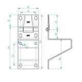 Seitenscharnier Fingerschutz ST9V
