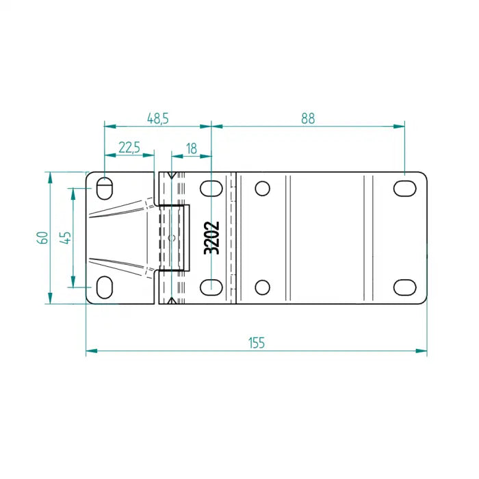 Seitenscharnier Traditionell ST3/ST7/T40/ST3E