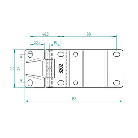 Seitenscharnier Traditionell ST3/ST7/T40/ST3E