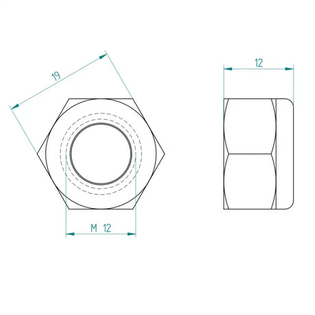 Sicherungsmutter M12 Schweighöfer Tore