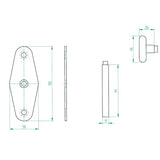 Tandem Laufrolle kurz Toprolle