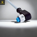 Umbausatz 400V, Knopflichtschranke auf Leitung mit 90°-Stecker, Kabellänge A-Seite= 2000 mm, G-Seite= 2000 mm Tormeister24 Lichtschranken